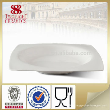 Louça de porcelana OEM, prato de sopa durável